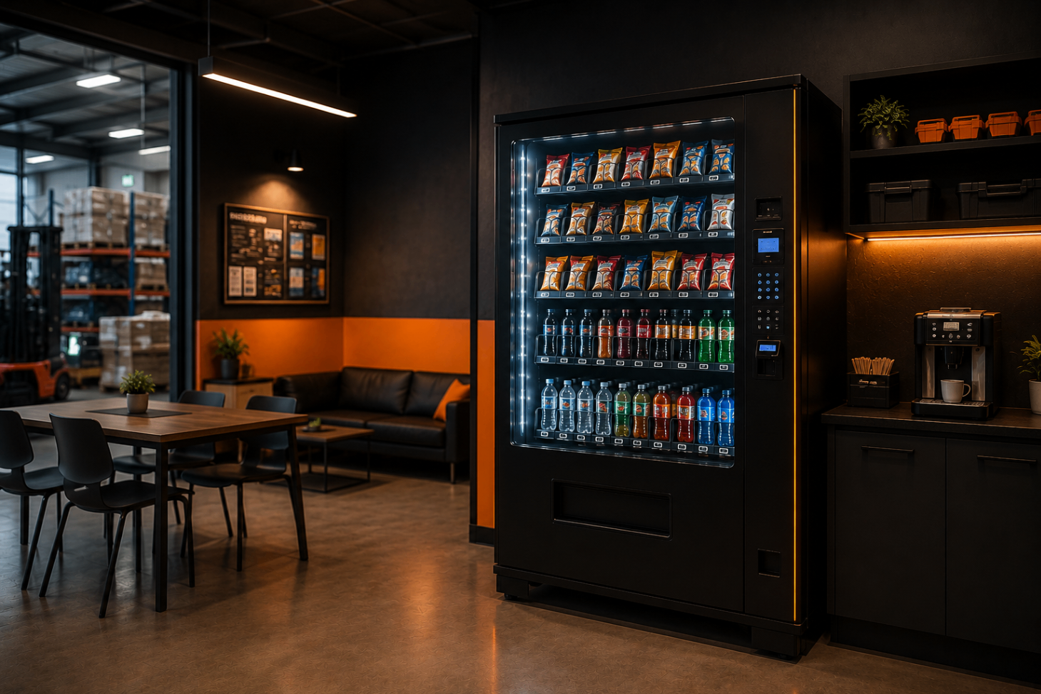 Medium commercial vending machine